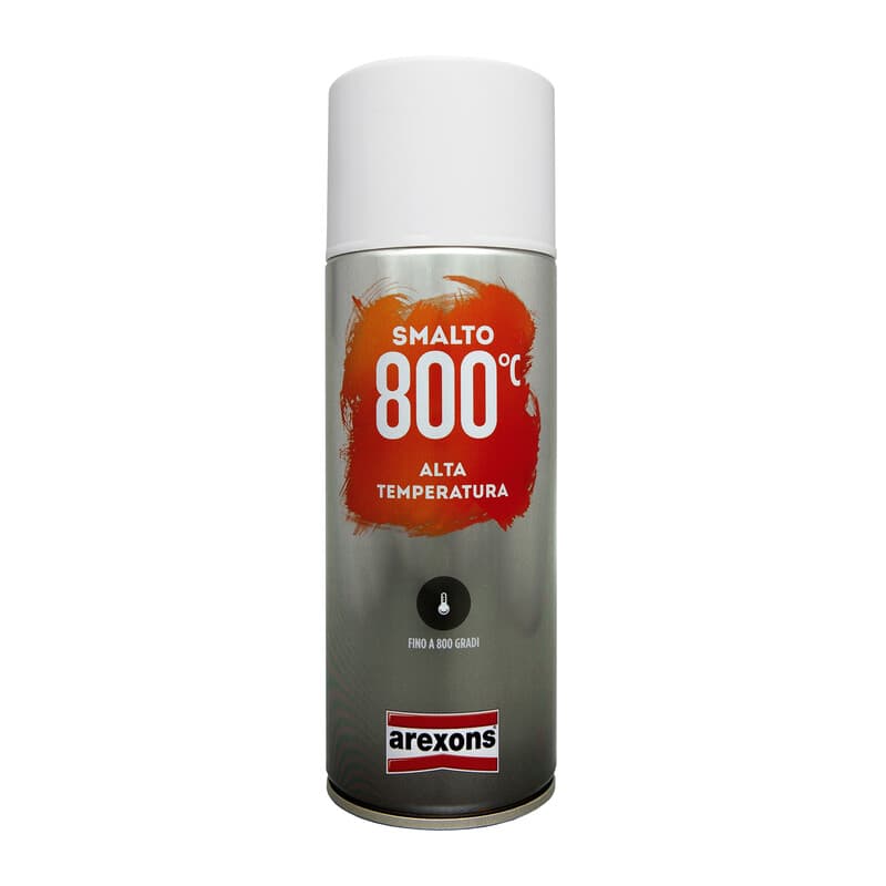 Smalto Spray Alta Temperatura Nero 3332 6 Pezzi - 2