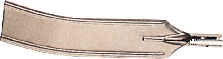 Pala per Brace Acciaio INOX 8 x 35 cm S Manico 5 Falci - 2