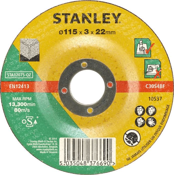 Piranha Stanley STA32075 X32075 Disco D 115 Pietra - 2