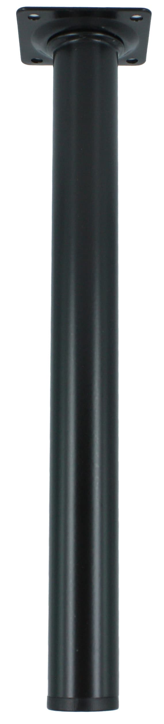 Piedino Acciaio D. 30 x H 300 mm Nero 4 Pezzi - 2