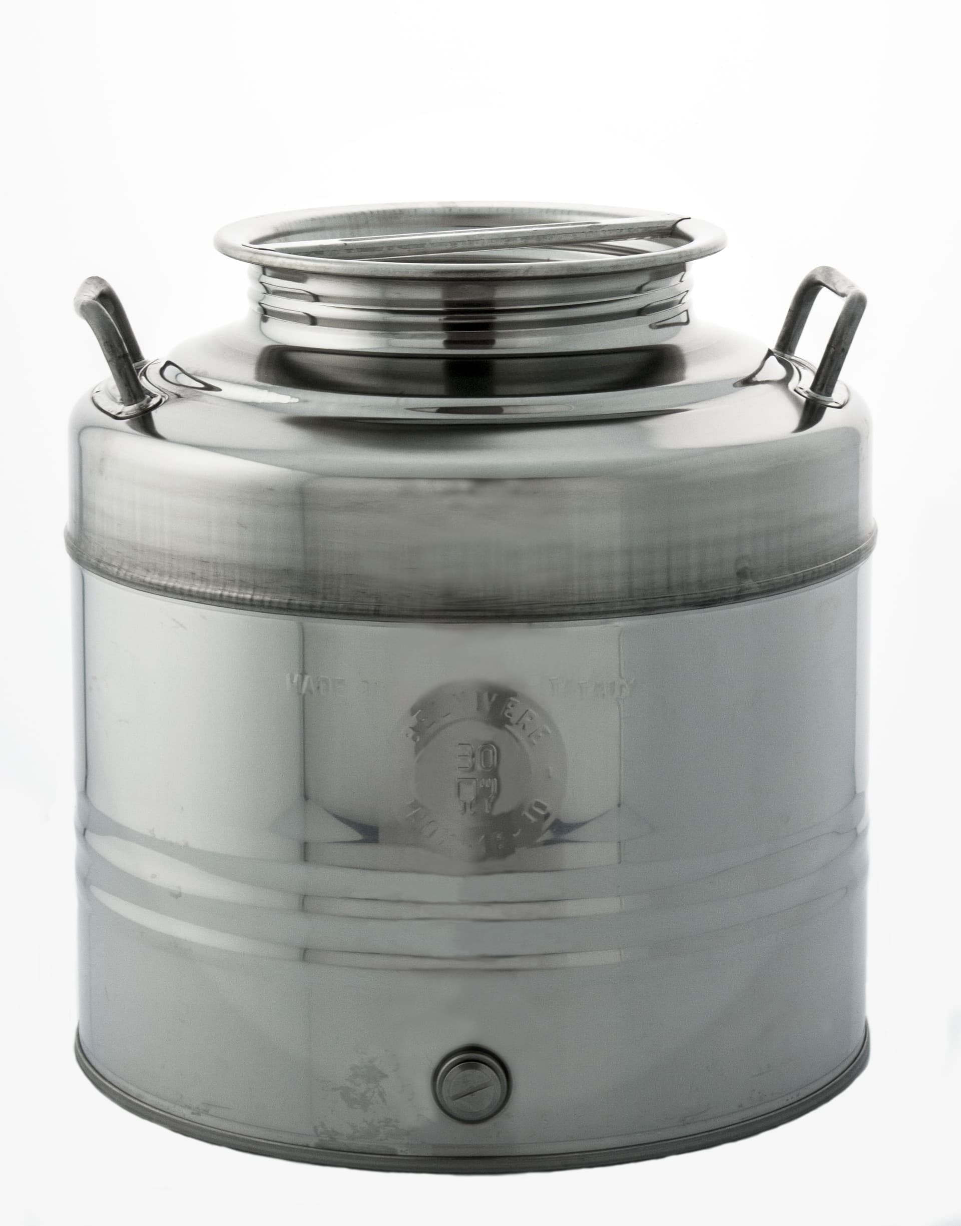 Contenitore Acciaio INOX per Olio 30 l Aggraffato Belvivere - 2
