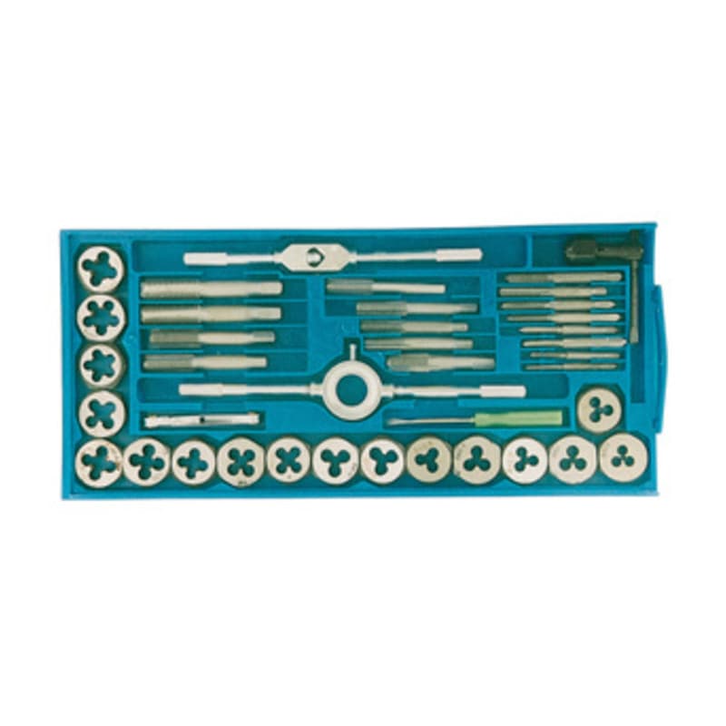 Maschi e Filiere 3 12MA Cromo Van Set 73780 Krino 40 Pezzi - 2