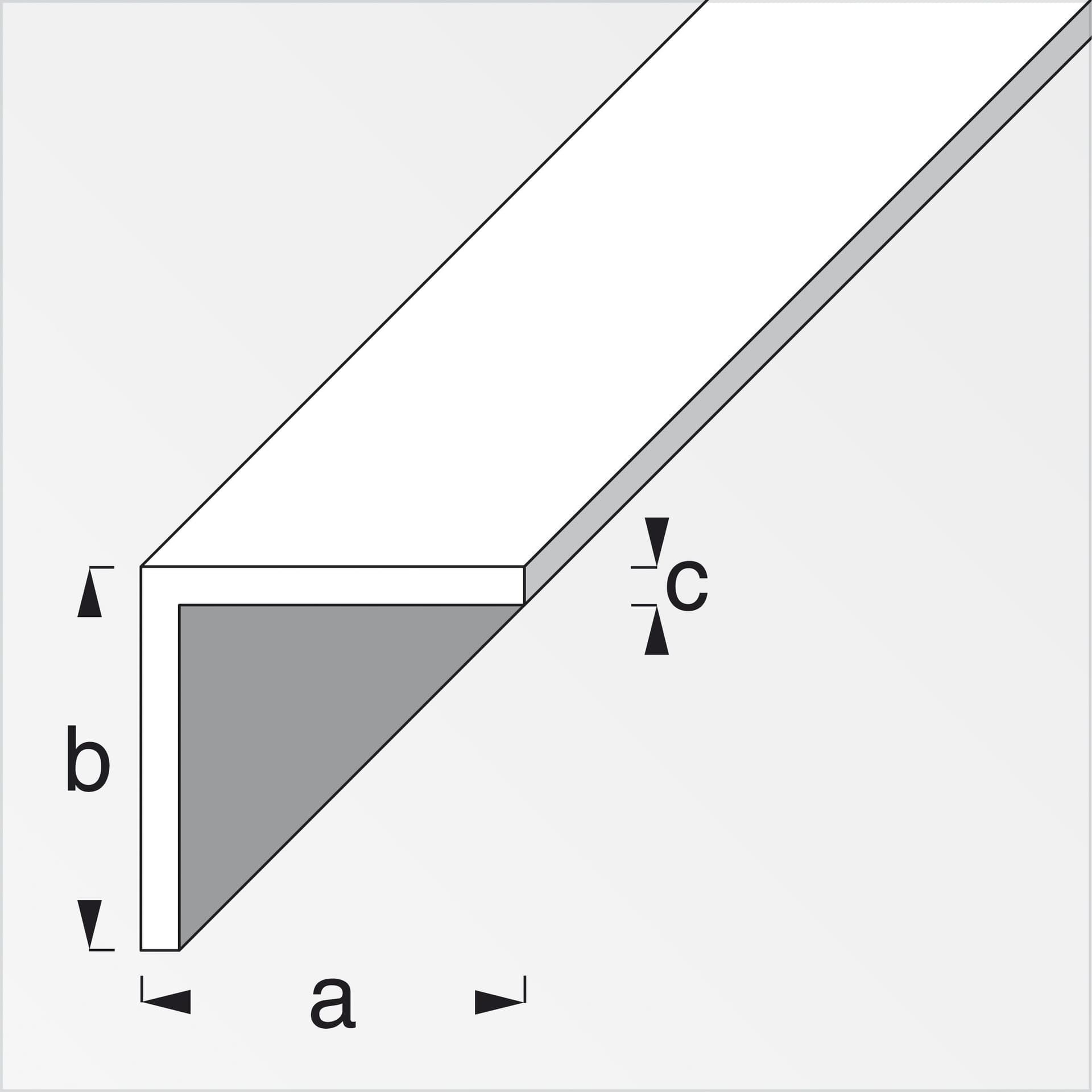 Profilo Bianco H 200 cm Angolare 25 x 25 x 1 mm 5 Pezzi – Idroweb