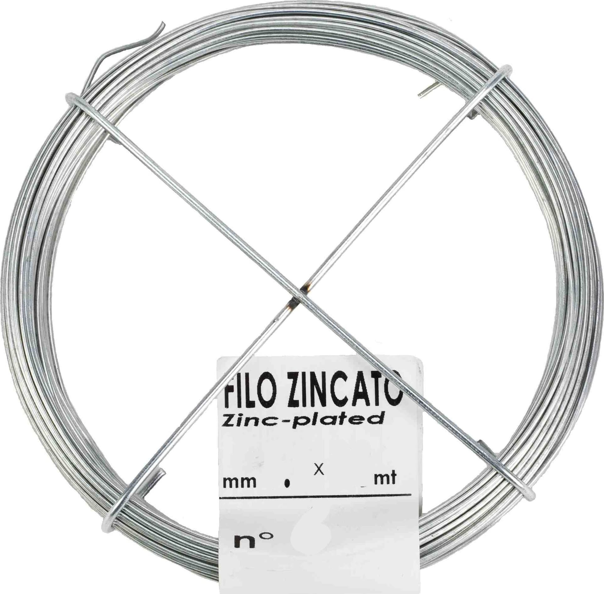 Matassina Filo Zincato N. 2 Ø 0,8 mm 40 m Filotecnica 30 Pezzi - 2