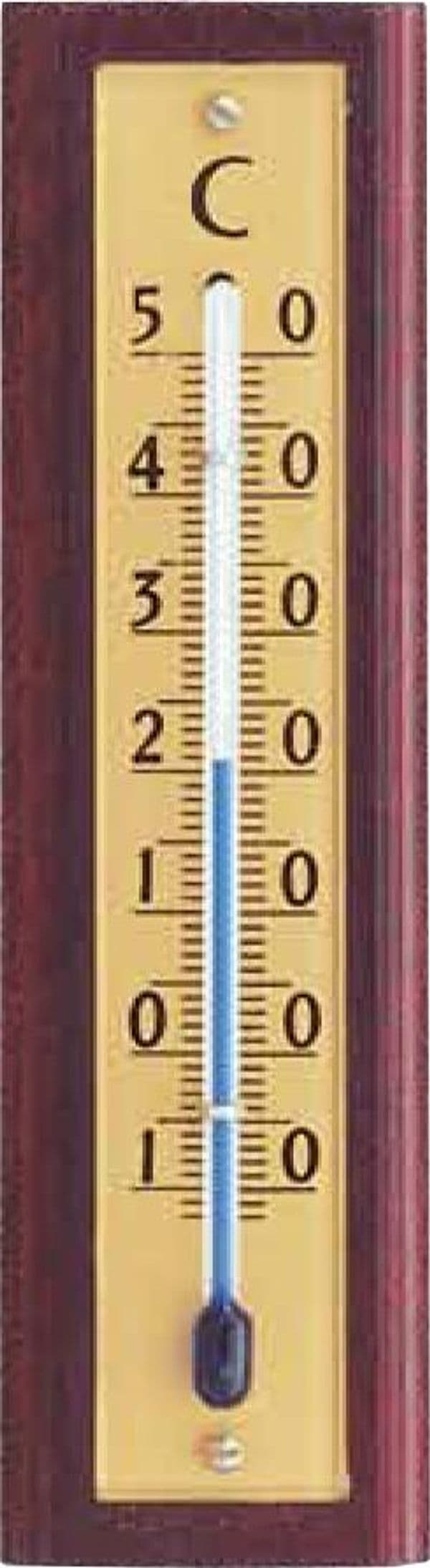 Termometro in Legno 12,5 x 3,5 cm 101119 Moller Therm - 2