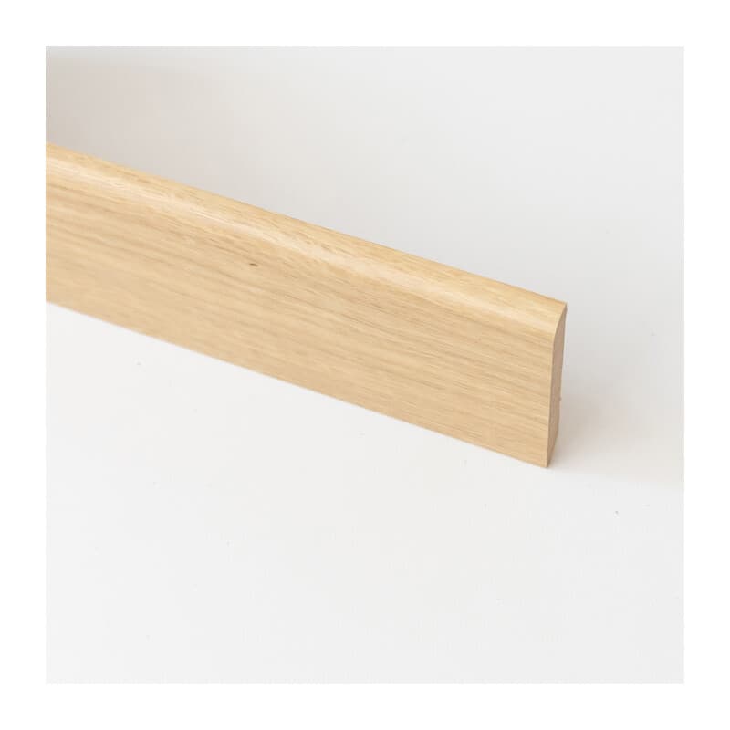 Battiscopa 70 x 10 mm MDF 240 cm Rovere Naturale 10 Pezzi – Idroweb