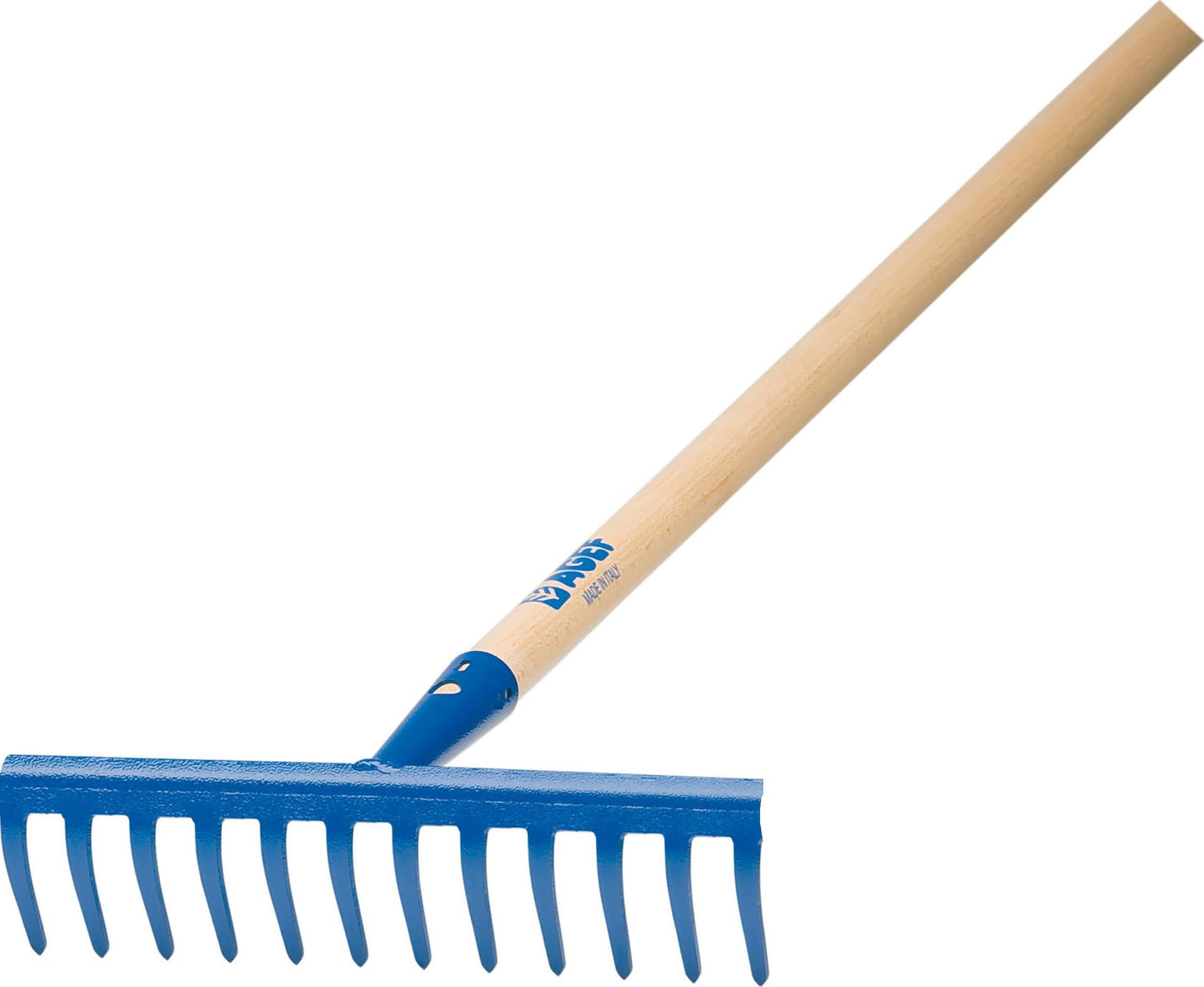 Rastrello a 12 Denti con Manico Lusso 130 cm Agef 5 Pezzi - 2