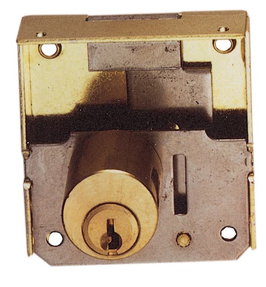 Serratura per Mobili 1/2 Scat Cilindro Ott 35 mm* 10 Pezzi - 2
