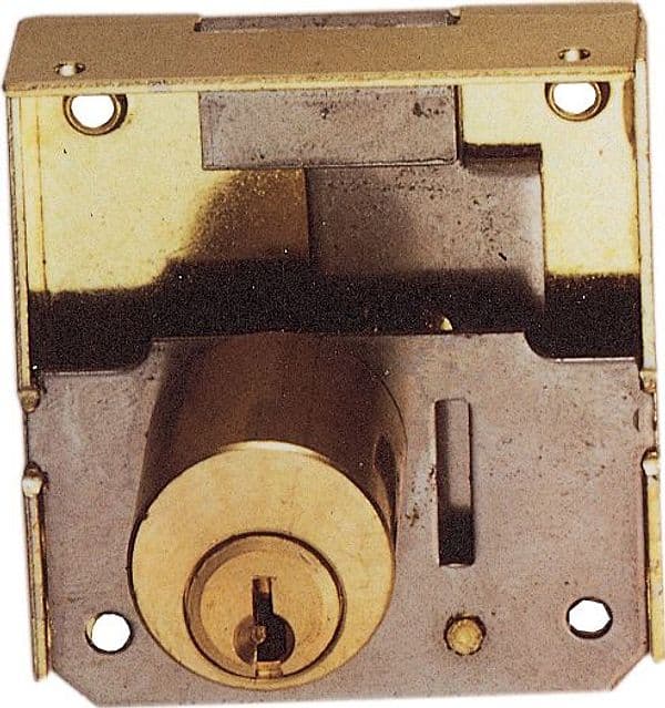 Serratura per Mobili 1/2 Scat Cilindro Ott 30 mm* 10 Pezzi - 2