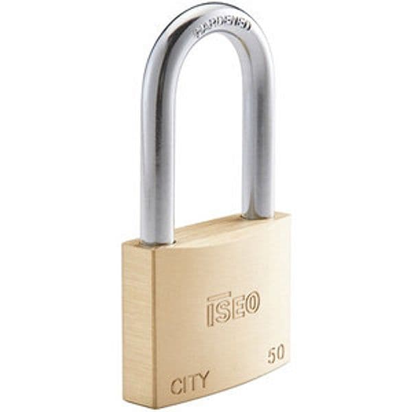 Lucchetto Ott Rett Arco Lungo 50 mm City By Iseo Iseo Serrature 10 Pezzi - 2