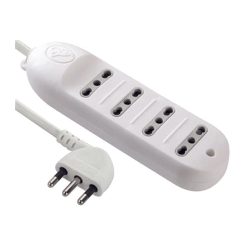 Multipresa 4P Bipasso FIG.1 Electraline 3PMARK 5 Pezzi