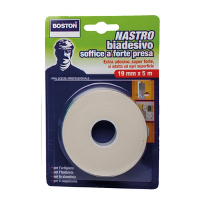Nastro Biadesivo Forte 19MMX5M Boston Boston Italia 12 Pezzi - 2