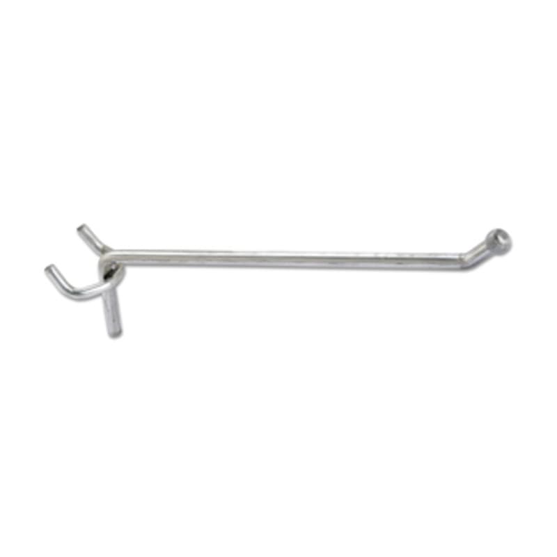 Gancio per Pannelli Forati Fig 9 da 20 cm 100 Pezzi - 2