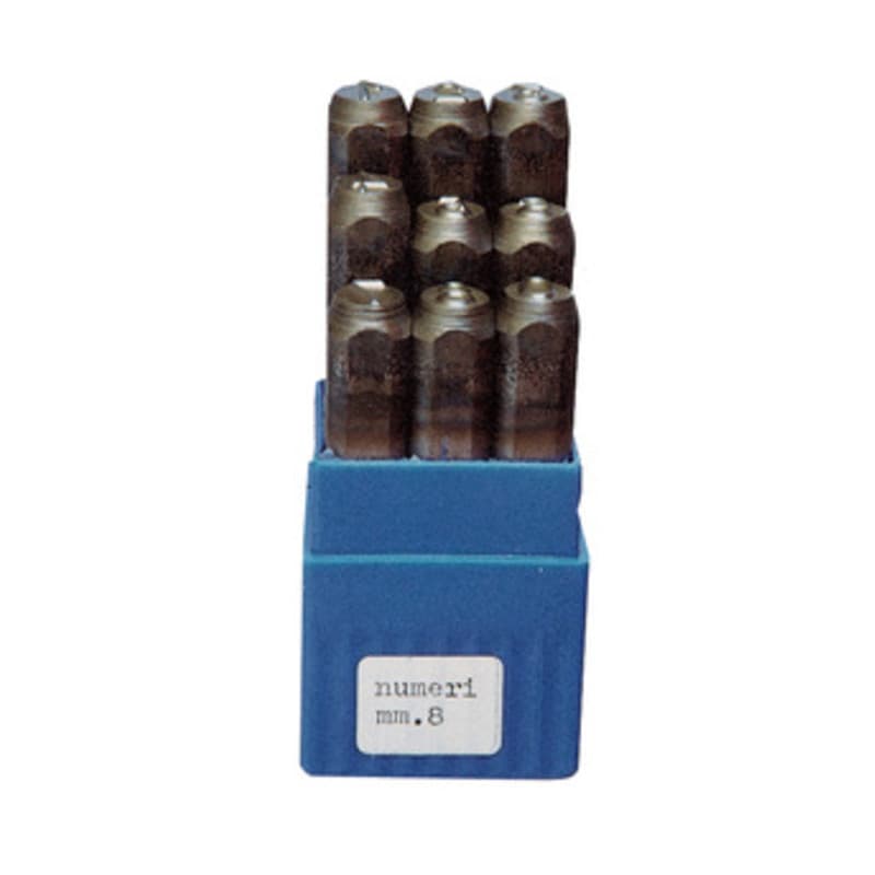 Punzoni in Acciaio Serie 9 Numeri 6 x 67 mm - 2