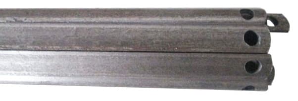 Ferro Cremonese ½ Tondo 14 x 3,5 mm H 120 cm 25 Pezzi - 2