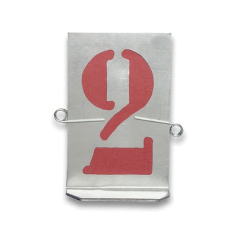 Stampini Traforati 10 Numeri da 40 mm Utensili Alfa - 2