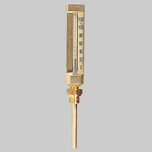 Termometro ad Immersione Attacco Diritto 0 ° 120 ° 63 mm 1/2 Watts - 2