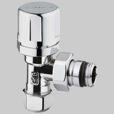 Valvola D Arredo a Squadra Termostatica Cromo ½ x 2419 Arteclima - 2