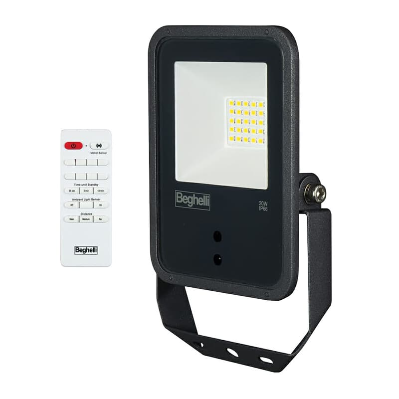 Beghelli Proiettore LED W20 Dual Sensor con Telec - 2