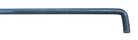 Ferro Cremonese Tondo con Piega Ø 6 mm H 160 cm 25 Pezzi - 2