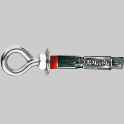 Tassello Pesante con Occhiolo Nobex M12 x 80 mm Ø 16 10 Pezzi - 2