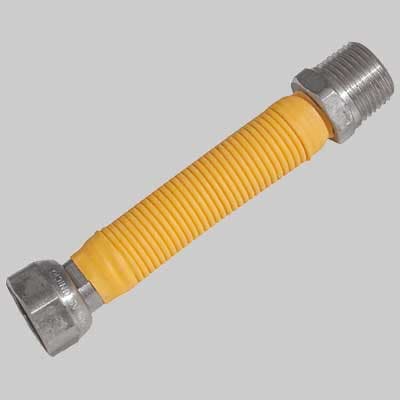 Tubo Flessibile INOX per Gas Ridotto Mf ½ x F ¾ 220÷420 mm Made in Italy - 2