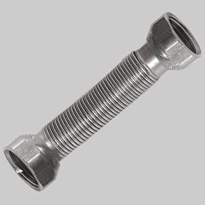 Tubo Flessibile INOX per Acqua Ridotto Ff ½ x ¾ 220 x 420 mm Made in Italy - 2