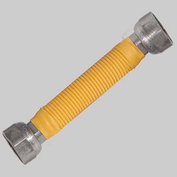 Tubo Flessibile INOX Rivestito per Gas Ff 1/2 130220 mm Made in Italy - 2