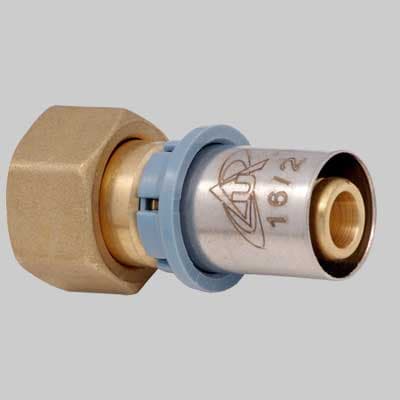 Raccordo Diritto Femmina con Dado Girevole Delt All 16 x ¾ Unidelta - 2