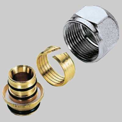 Adattatore per Tubo Multistrato Tiemme 14 x ½ 16 Sp 2,0 - 2