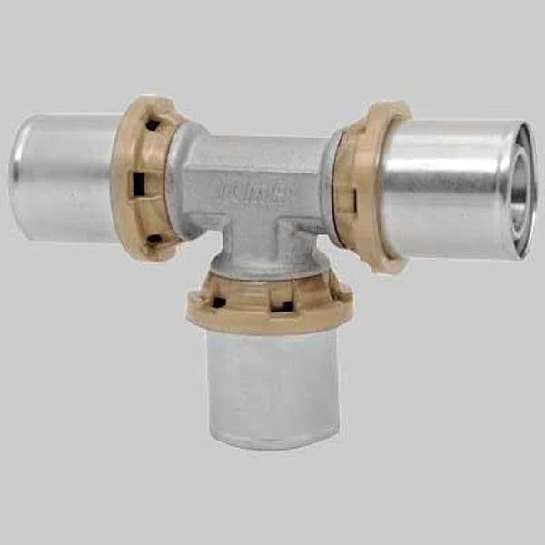 Raccordo Tee Doppio a Pressare 16 x 16 x 16 Icma - 2