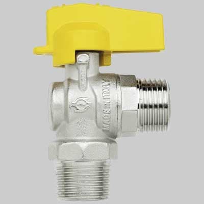 Rubinetto a Squadro Gas M ½ F.i.v - 2