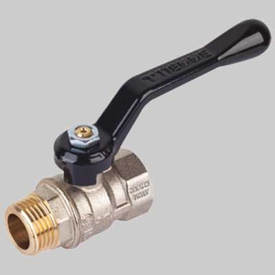 Valvola a Sfera Passaggio Standard Mf Leva Alluminio 1¼ PN 25 Tiemme - 2