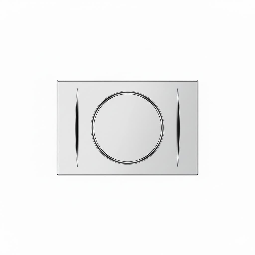 Placca per Water Box Cromata F.i.v - 2