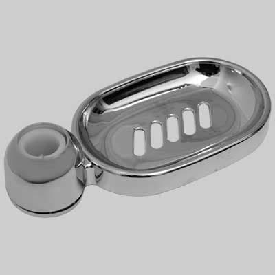 Porta Sapone Cromato per Asta Saliscendi Panama Dm 19 Cardinale - 2