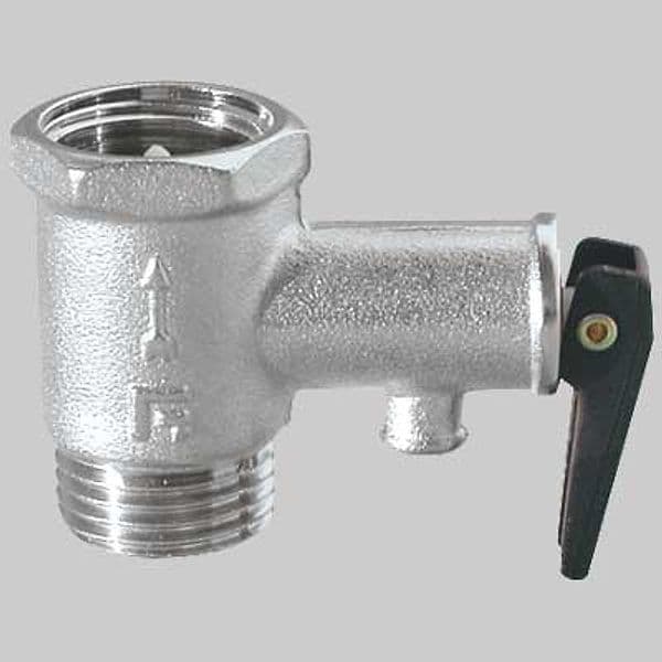 Valvola di Sicurezza con Levetta 1/2 Mf Made in Italy - 2
