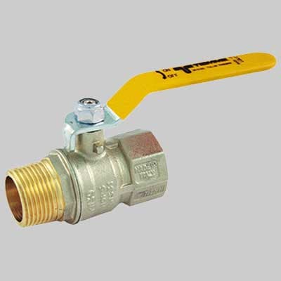 Valvola Sfera Gas M F Leva Acciaio ¾ MOP5 Tiemme - 2