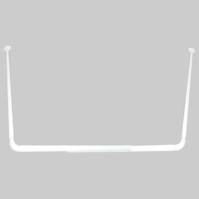 Asta Doccia Ideal Bianco 3 Lati 90 x 90 x 90 Cardinale - 2