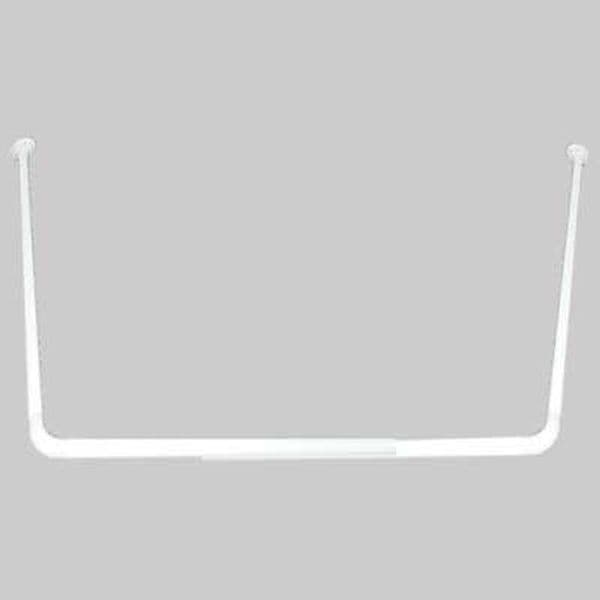Asta Doccia Ideal Bianco 3 Lati 80 x 80 x 80 Cardinale - 2