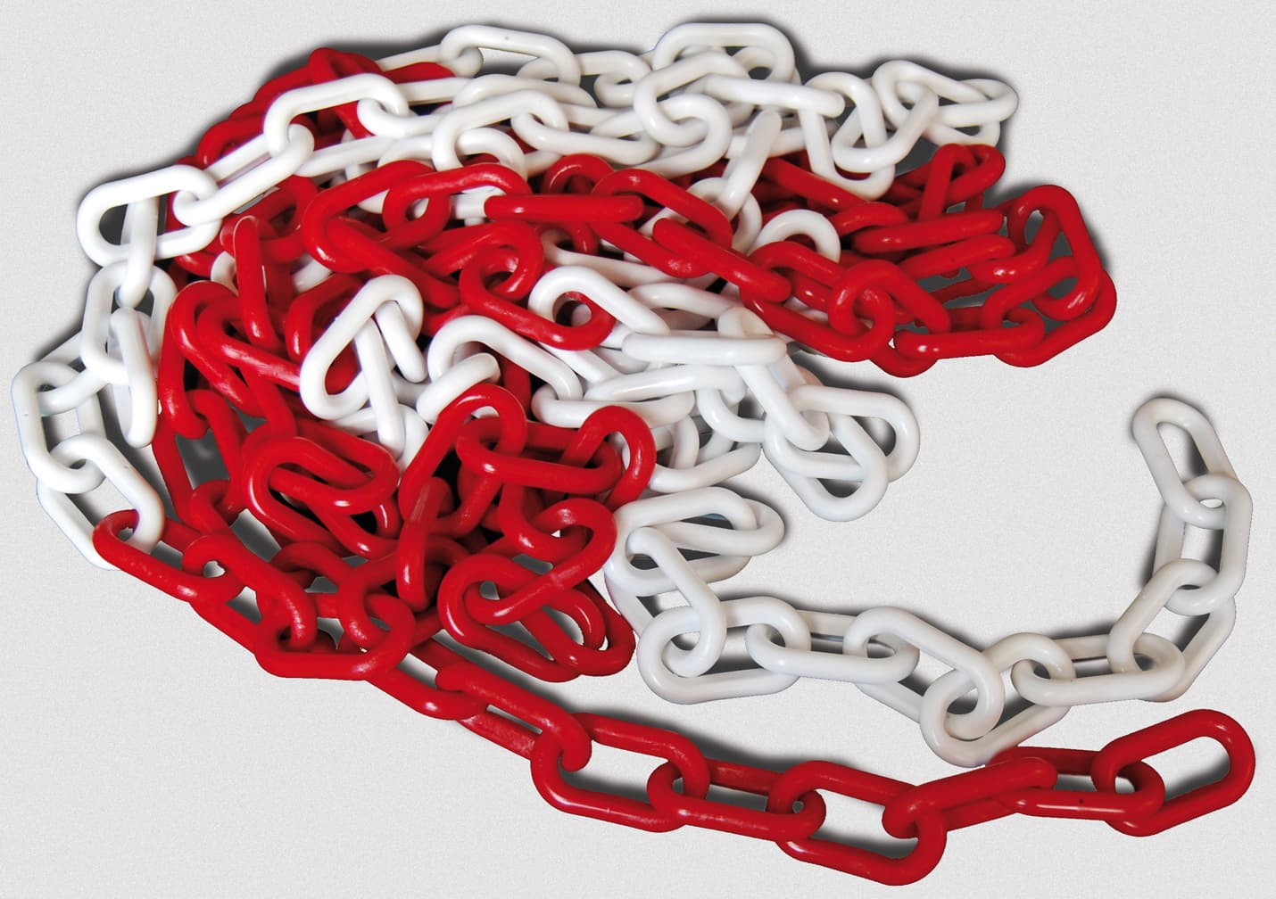 Catena Plastica Bianco Rosso D 8 mm da 25 m - 2