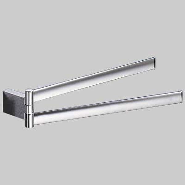 Portasalviette a Snodo Kent Ottone Cromato Cm 37 Gedy - 2