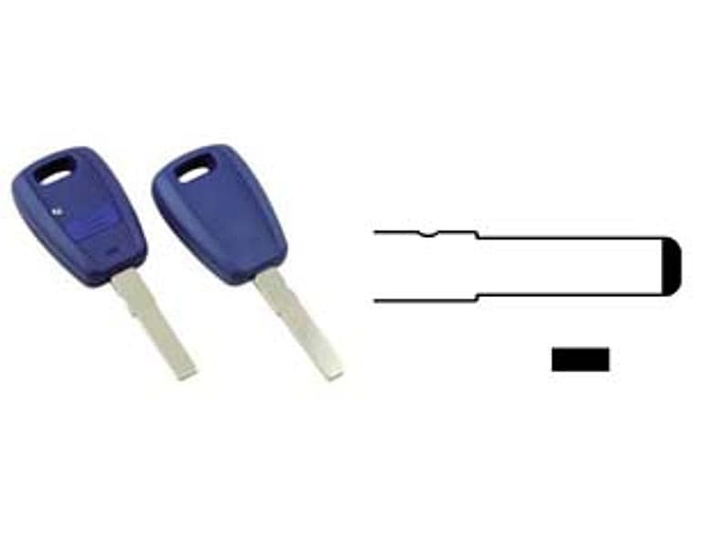 Cover Chiavi per Auto Fiat SIP22ARS1 1 Bottone Silca - 2