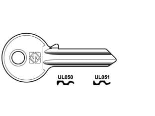 Chiavi per Cilindri Universal 5 Spine Grandi in Acc. Nich. UL051 100 Pezzi - 2