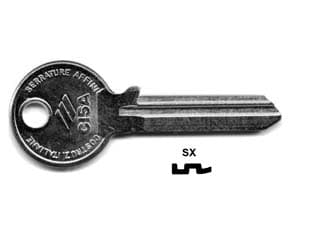 Chiavi 6 Spine Grandi 01210 01210002 Sx (tipo Silca Cs 501) Cisa 25 Pezzi - 2