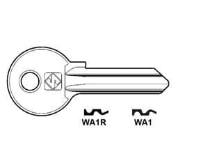 Chiavi per Cilindri Wally 5 Spine Grandi WA1R Sx Silca 20 Pezzi - 2