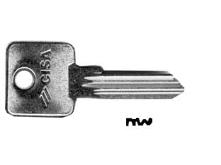 Chiavi 5 Spine Grandi 00401 00401001 (dx Tipo Silca Cs 17) Cisa 10 Pezzi - 2