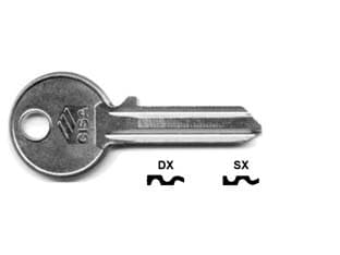 Chiavi 5 Spine Grandi 01310 01310001 Dx (tipo Silca Cs 206) Cisa 50 Pezzi - 2