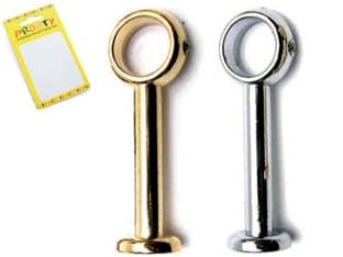 Mensolina Lunga 4 cm Cromo Conf. BL.2 Pz 12 Blister - 2