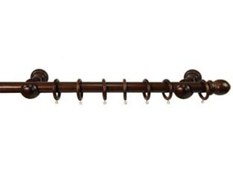 Bastone in Legno con Accessori Ø 23 mm Noce 160 cm - 2