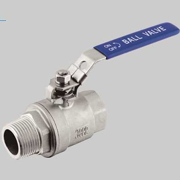 Valvola a Sfera M F in Acciaio INOX Lucchettabile 3/4 Made in Italy - 2
